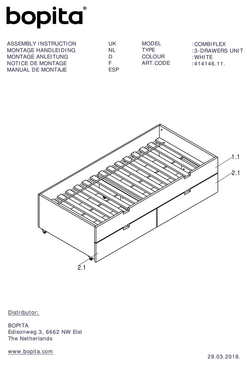 BOPITA COMBIFLEX Assembly instruction