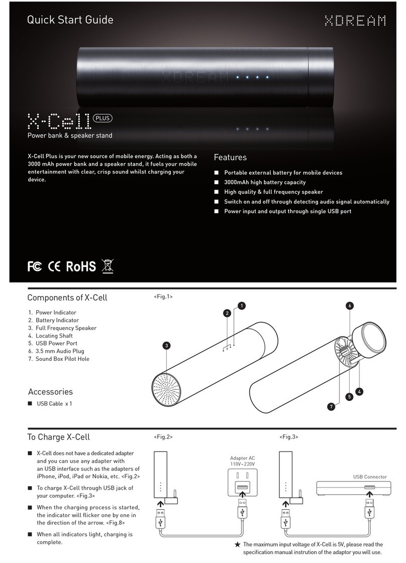 XDream X-Cell Plus quick start guide