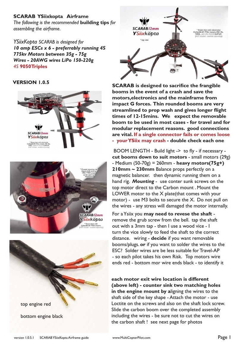 Carbonbird SCARAB YSiixkopta manual