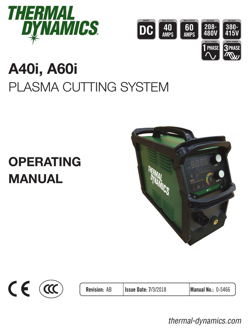 Thermal Dynamics A40i operating manual