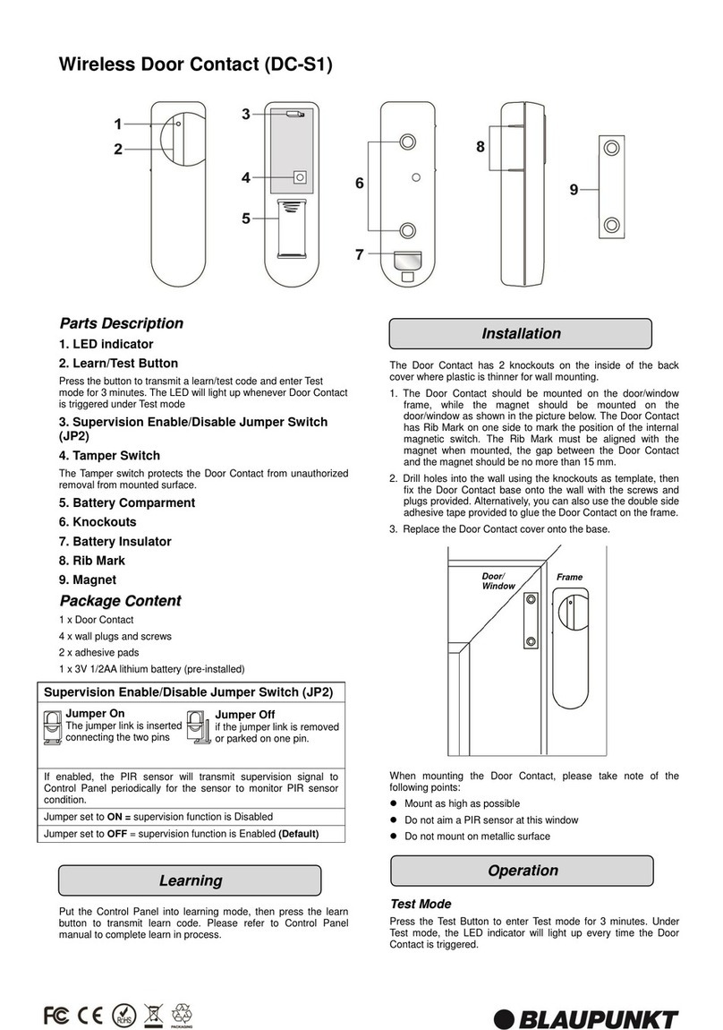 Blaupunkt DC-S1 manual