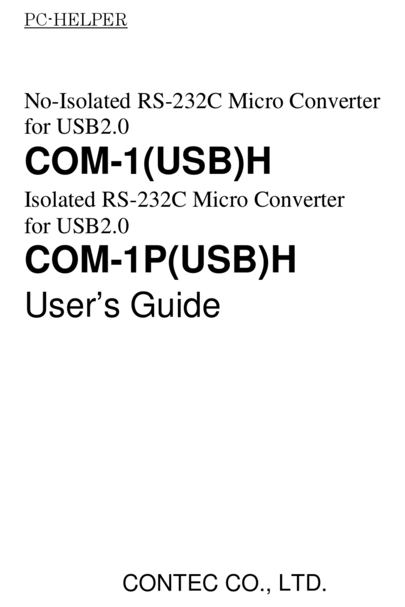 Contec COM-1USBH user guide