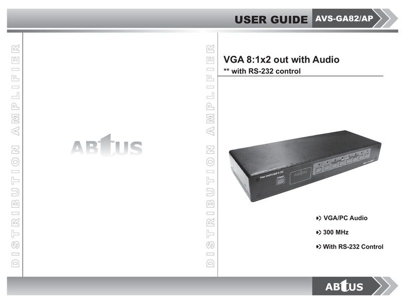Abtus AVS-GA82/AP User manual