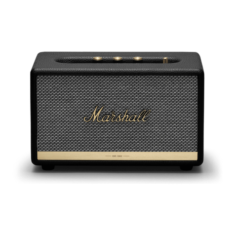 Marshall Amplification Acton Bluetooth User manual