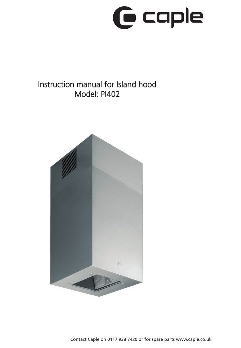 Caple PI402 User manual