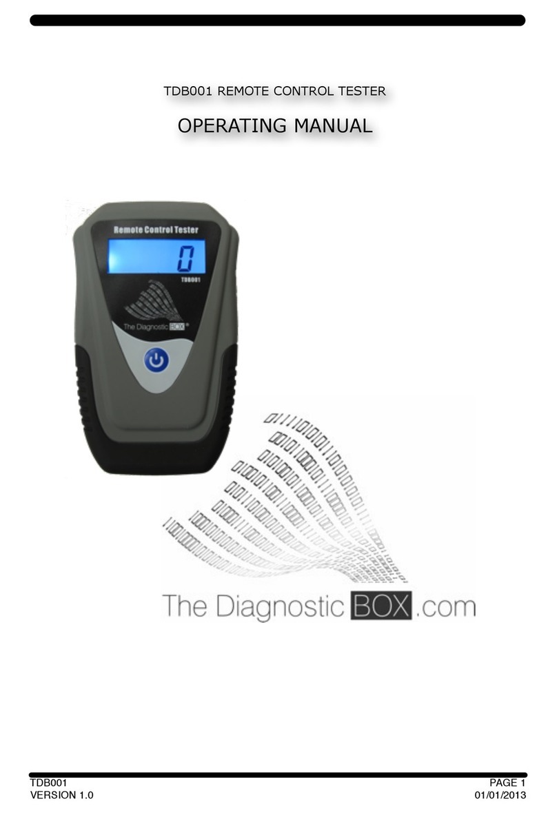 The Diagnostic Box TDB001 operating manual The Diagnostic Box TDB001 operating manual