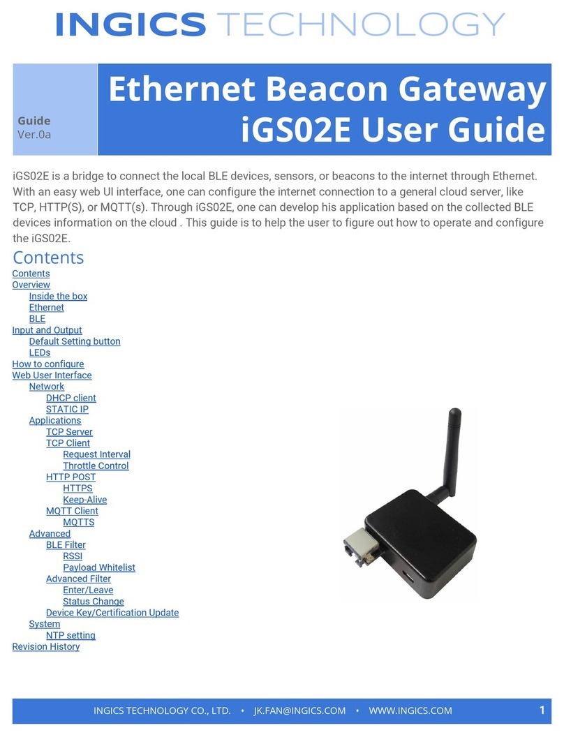 Ingics iGS02E user guide