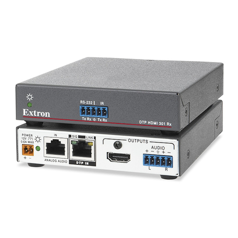 Extron electronics DTP HDMI 301 Setup guide