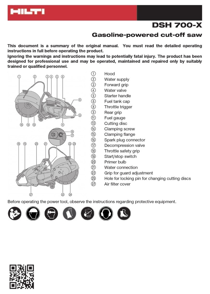 Hilti DSH 700-X Instructions for use