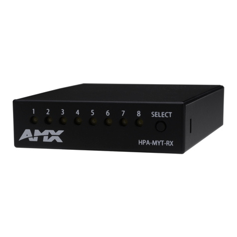 AMX MyTurn HPA-MYT-RX User manual