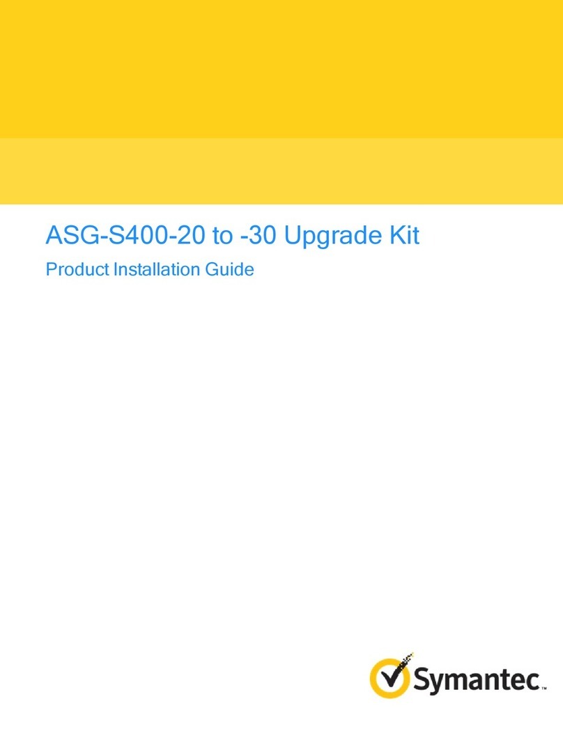 Symantec ASG-S400-20 Product installation guide