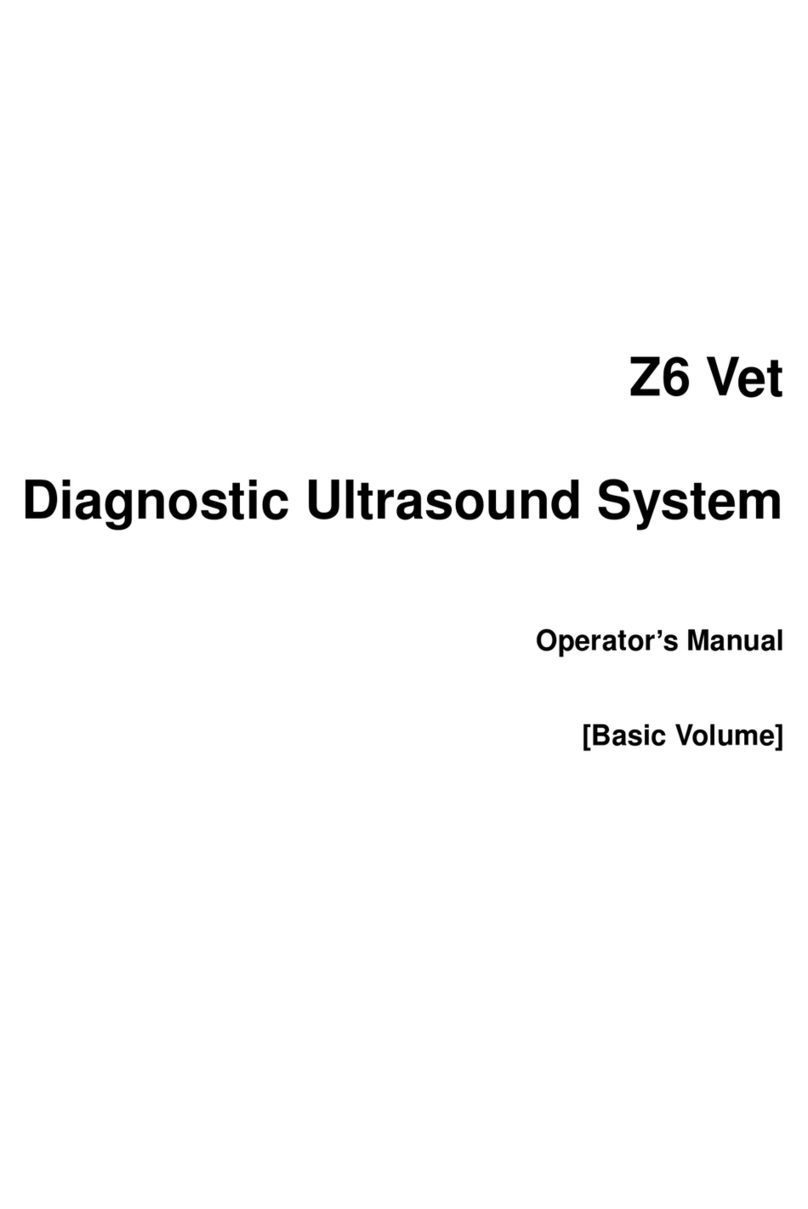 Shenzhen mindray Z6 Vet Operator's manual Shenzhen mindray Z6 Vet Operator's manual