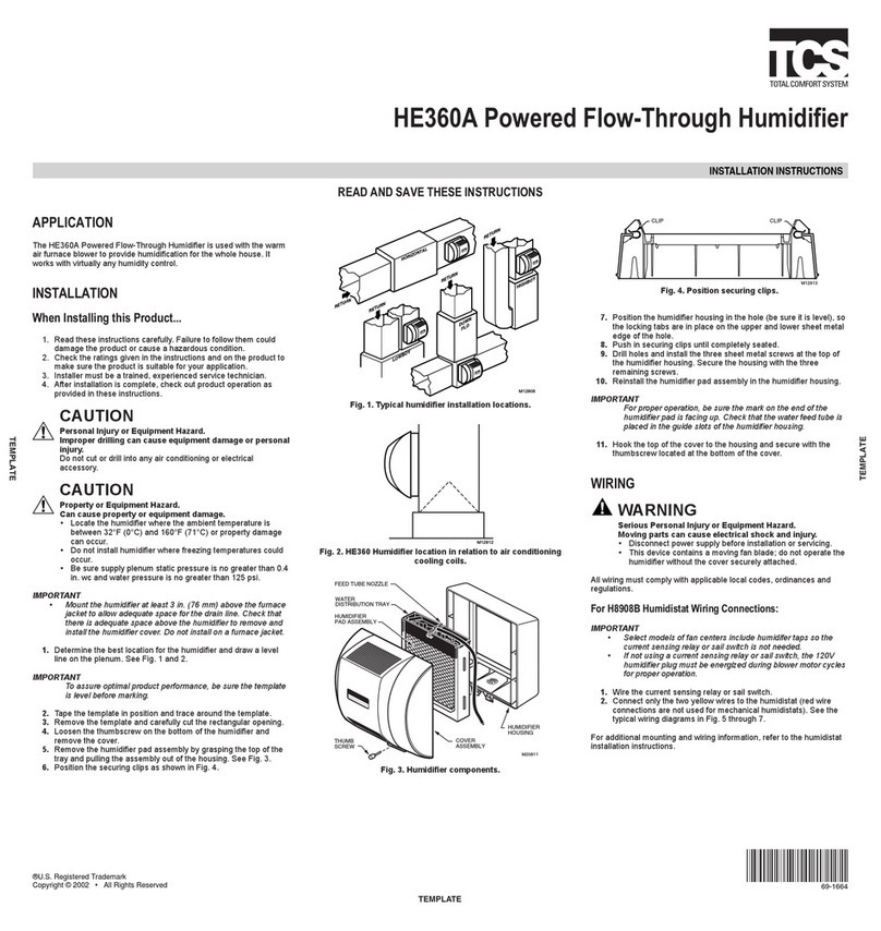 Total Comfort System HE360A installation instructions