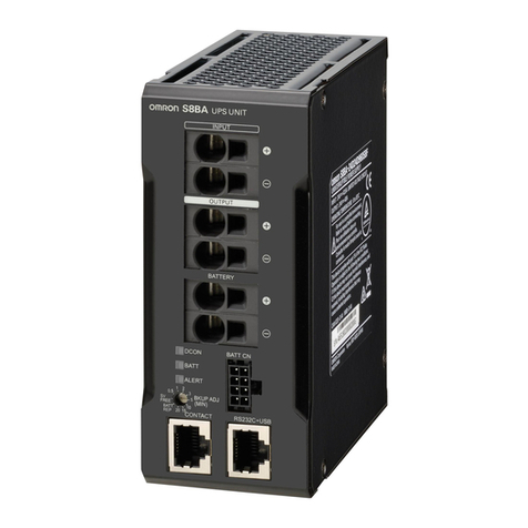 Omron S8BA-24D24D960SBF User manual