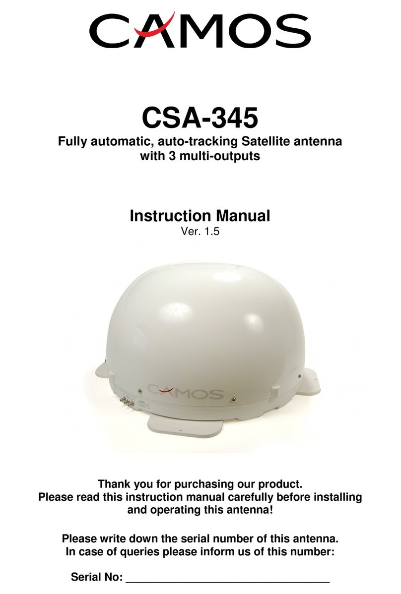 Camos CSA-345 instruction manual