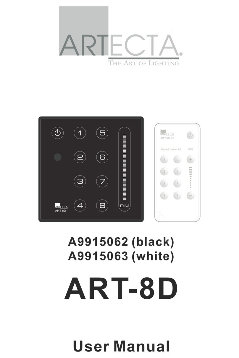 Artecta ART-8D A9915062 User manual