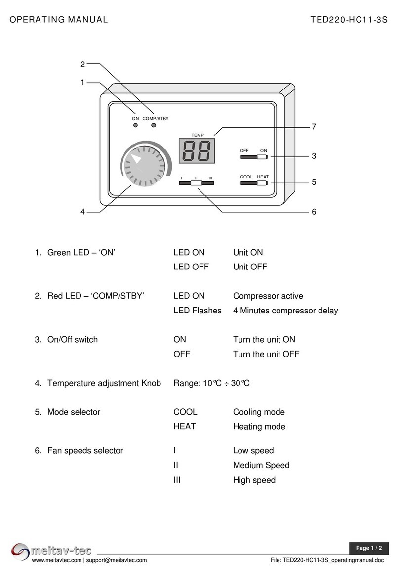 meitav-tec TED220-HC11-3S operating manual
