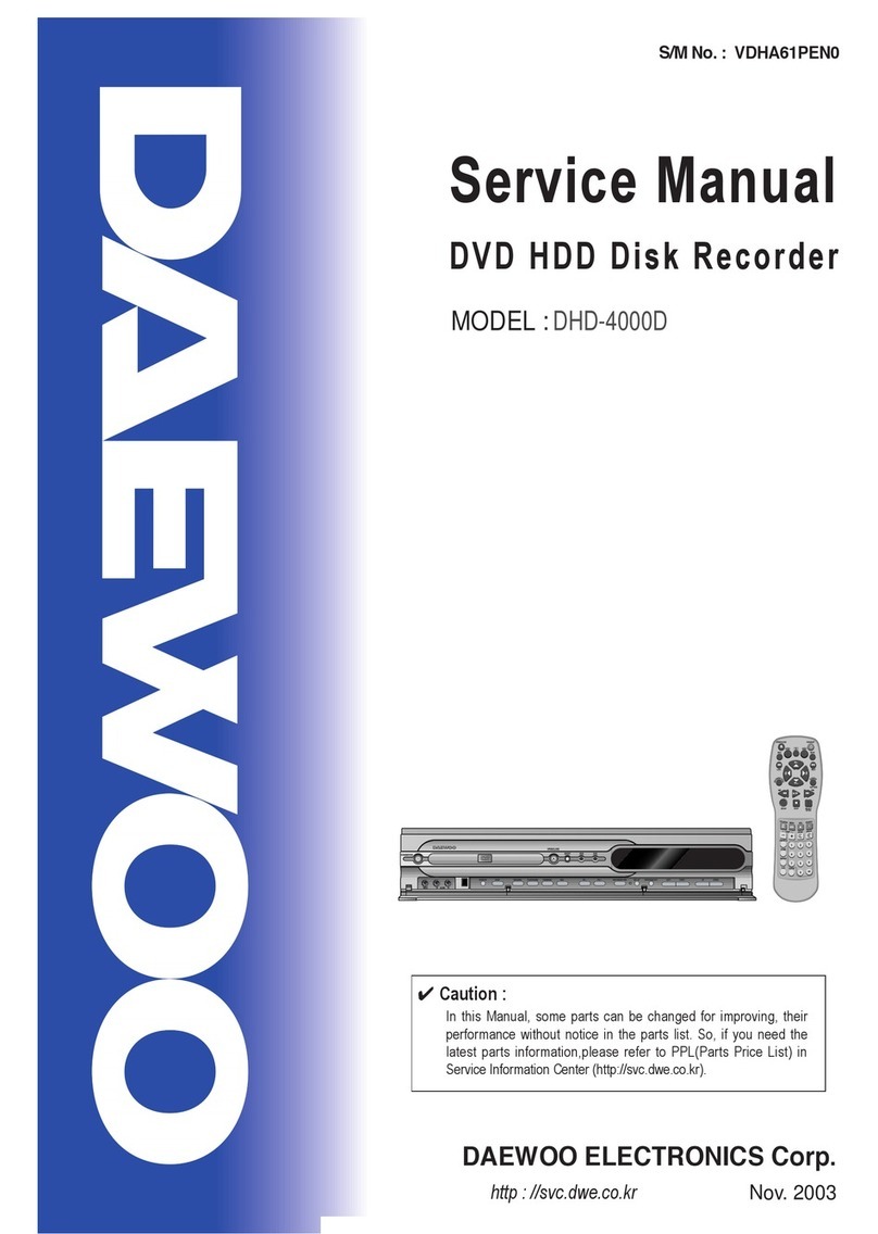 Daewoo DHD-4000D Service manual