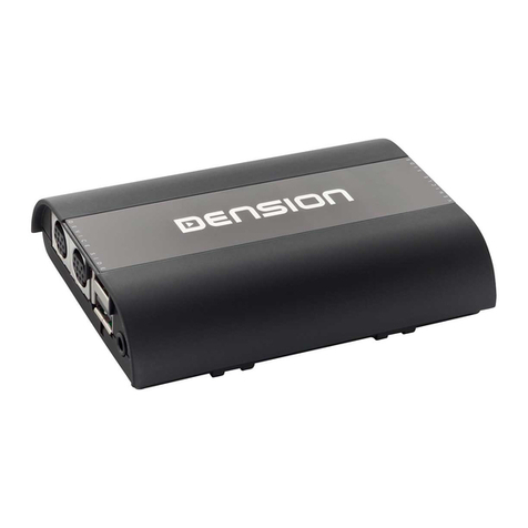 Dension 500S BT General installation guide Dension 500S BT General installation guide