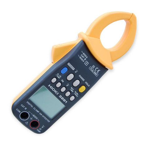 Hioki 3281 User manual