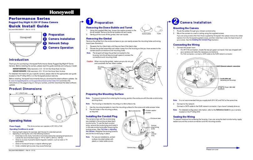 Honeywell HD55IP User manual