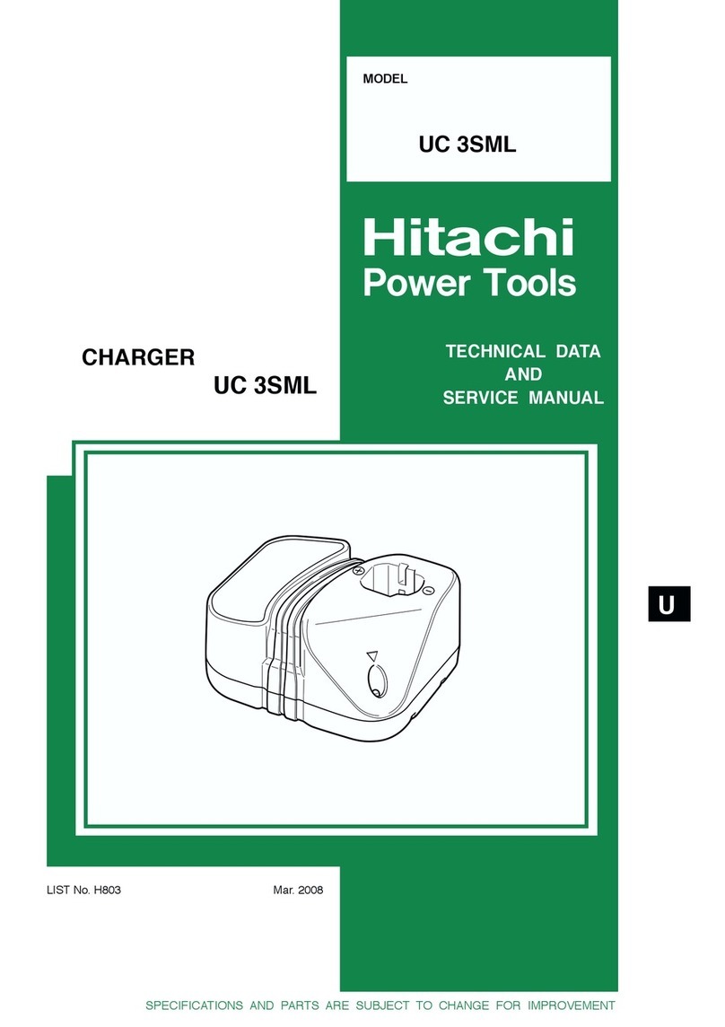 Hitachi UC 3SML User manual