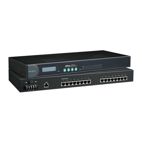 Moxa Technologies NPort 5610-16/8 User manual Moxa Technologies NPort 5610-16/8 User manual