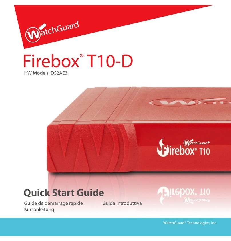 Watchguard Firebox T10-D quick start guide