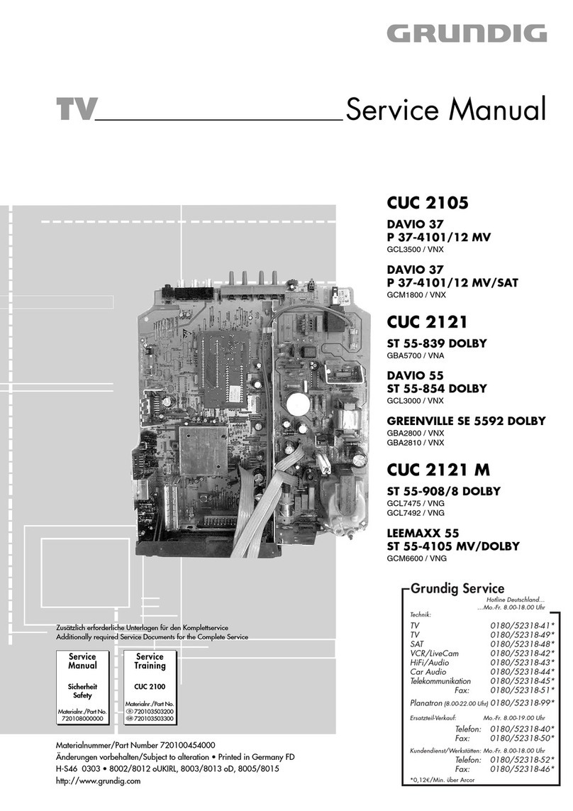 Grundig Davio 37 User manual