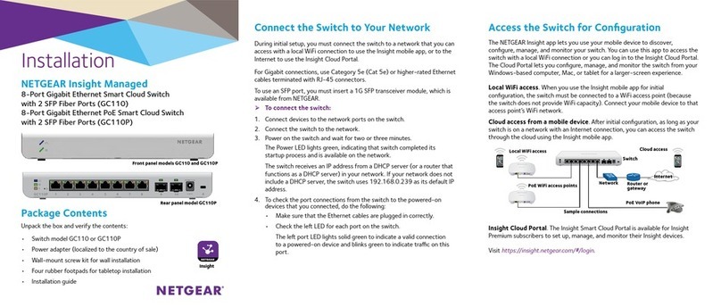 NETGEAR GC110 User manual