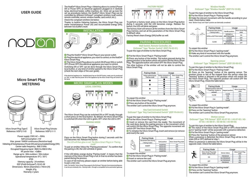 nodon MSP-2-1-11 user guide