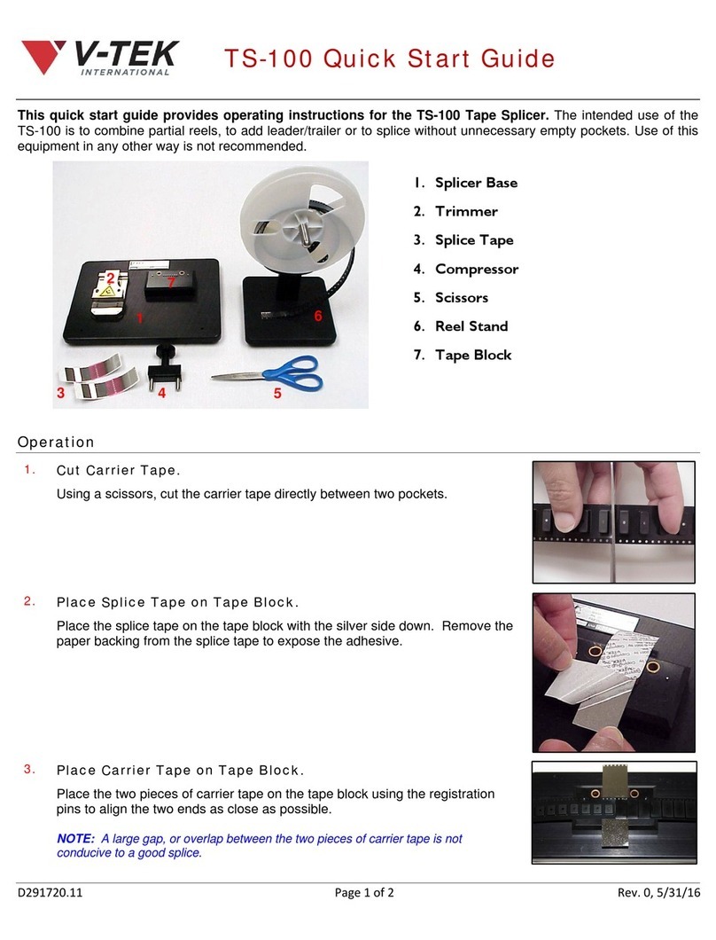 V-TEK TS-100 User manual