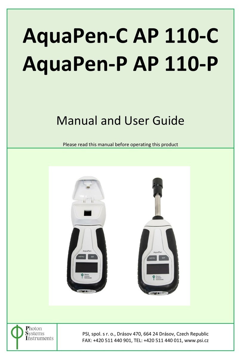 Photon Systems Instruments AquaPen-C AP 110-P Guide