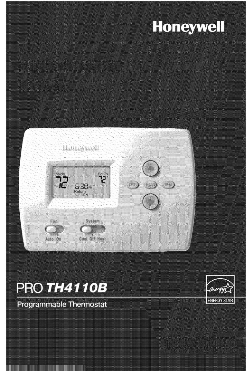 Honeywell PRO TH4110B User manual