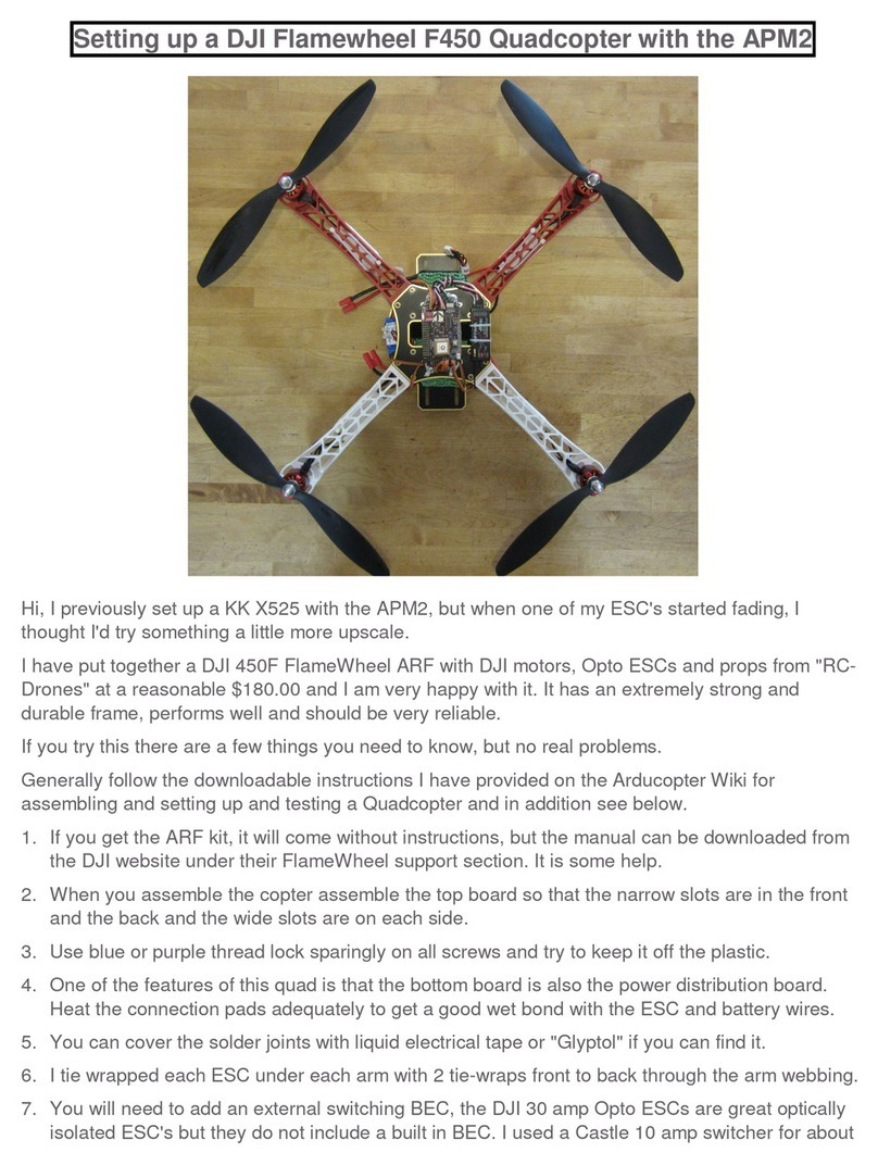 dji Flamewheel F450 Setting up