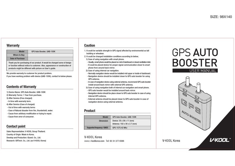 V-KOOL GAB-100K User manual