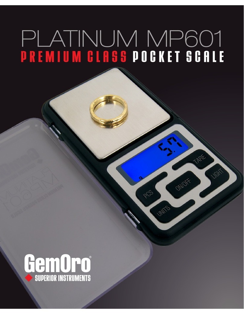 GemOro PLATINUM MP601 User manual