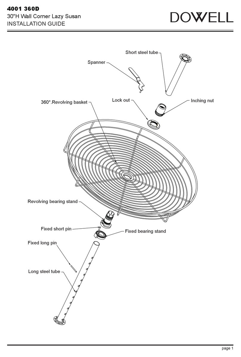 Dowell 4001 360D installation guide Dowell 4001 360D installation guide