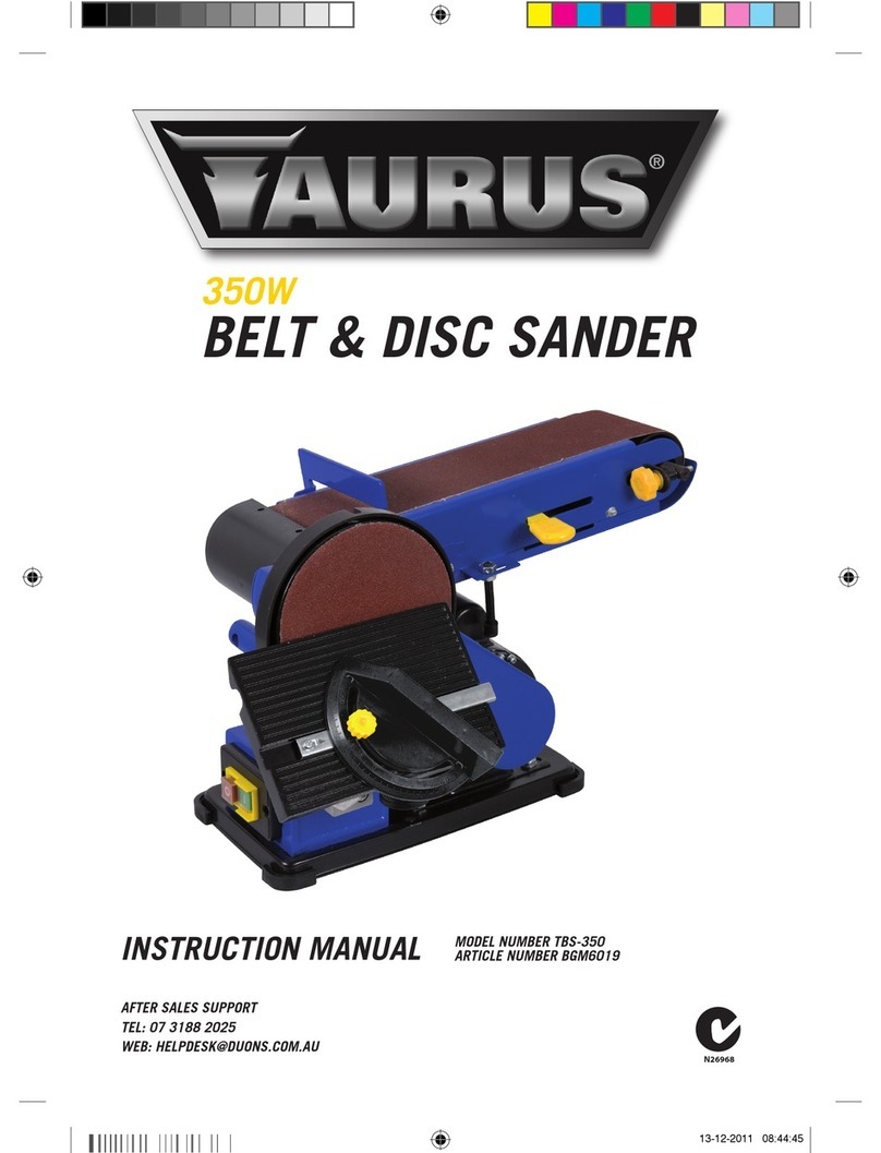 Taurus TBS-350 instruction manual