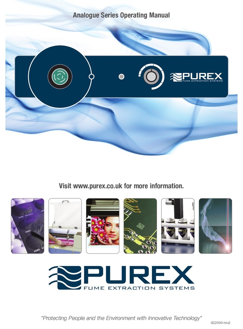 Purex FumeCube, FumeCube MAX, FumeSafe,FumeCube PRO, 2tiP, Xbase 200, Xbase 400,Alpha 200, Alpha 400,... User manual
