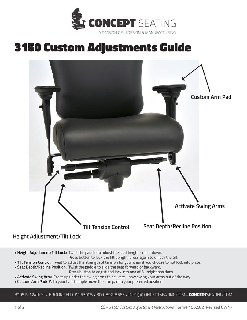 Concept Seating 3150 Guide