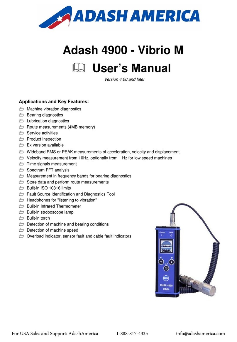 Adash A4900 - Vibrio M User manual