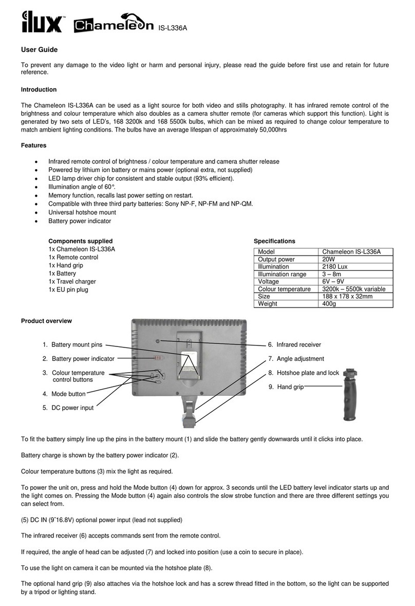 iLux Chameleon IS-L336A user guide