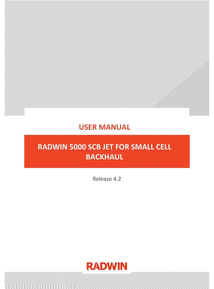 Radwin 5000 SCB JET Series user manual