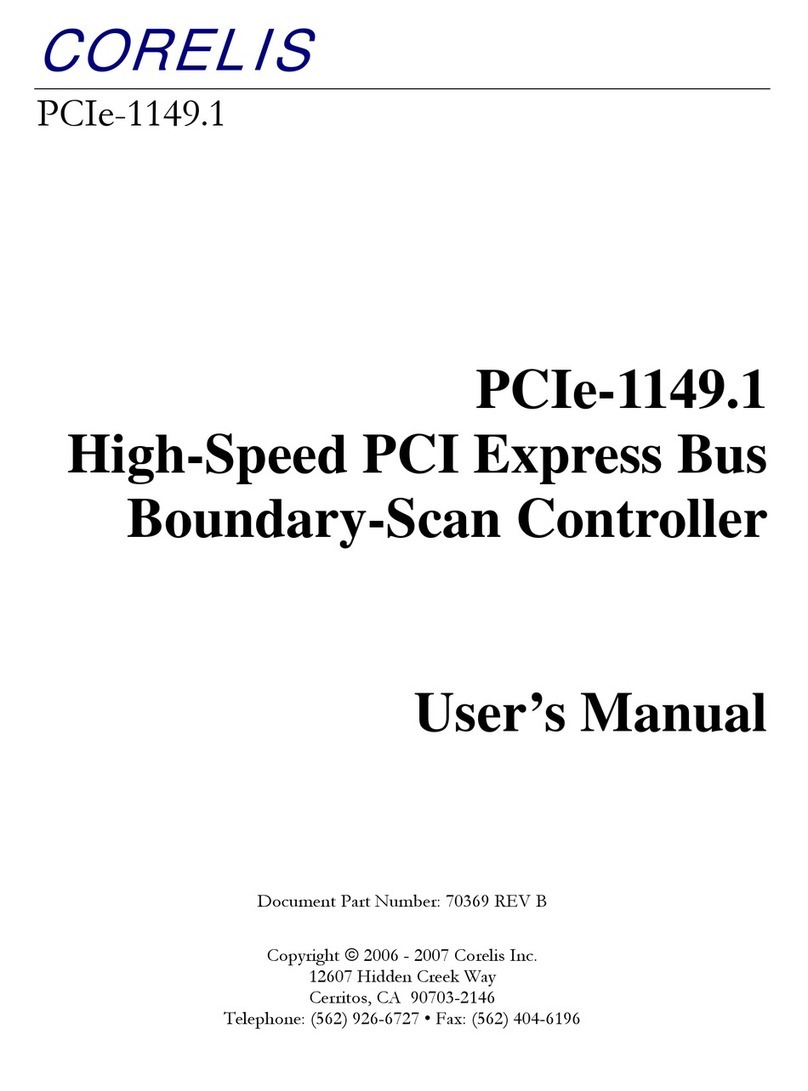 Corelis PCIe-1149.1 user manual