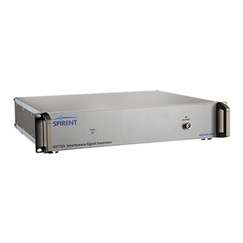 Spirent GSS7725 user manual