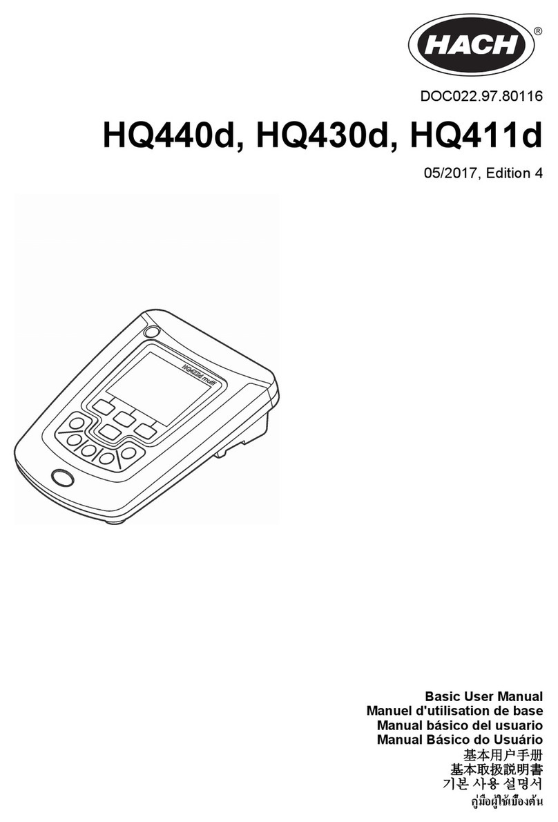 Hach HQ430d Quick manual