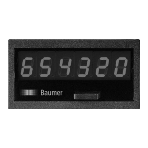 Baumer N 208 User manual