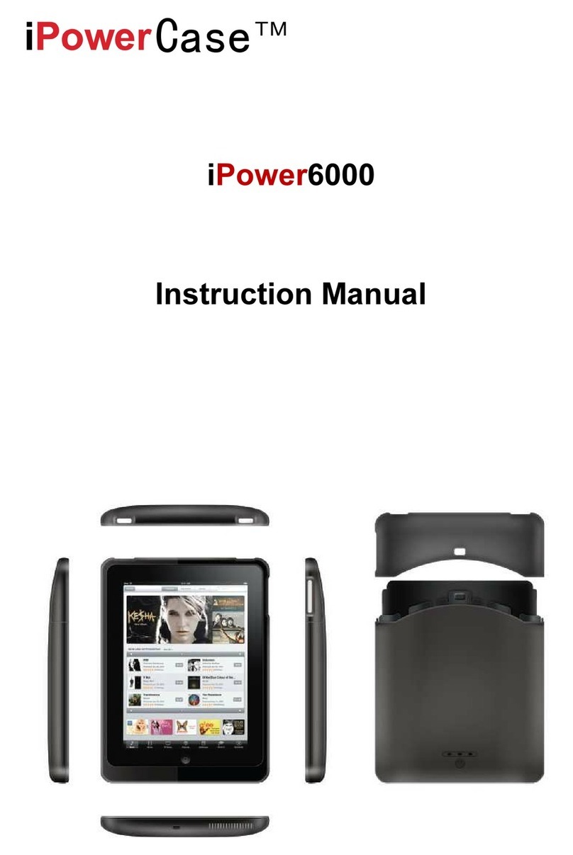 iPowerCase iPower6000 instruction manual