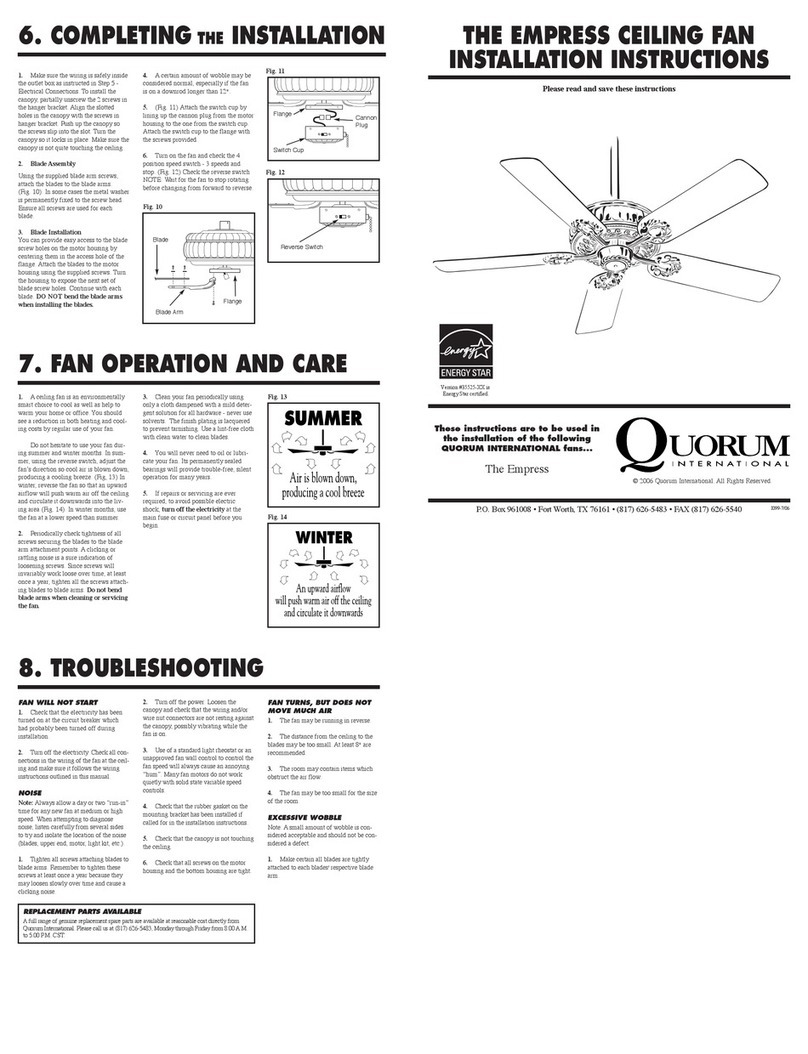 Quorum Empress Service manual
